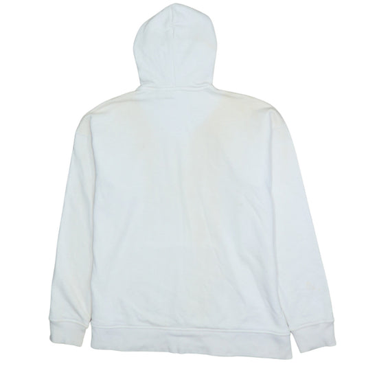 Womens UK Size 10 adidas White Pullover Hoodie