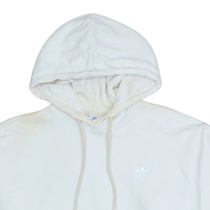Womens UK Size 10 adidas White Pullover Hoodie