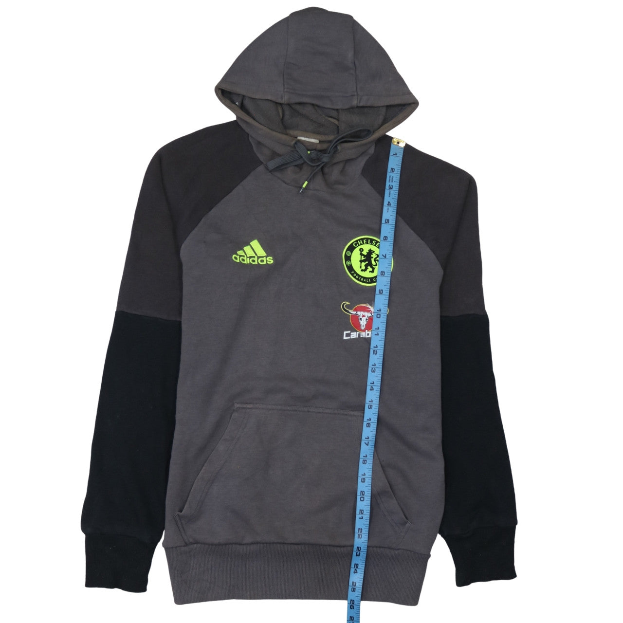 Mens UK Size S adidas Grey Pullover Hoodie
