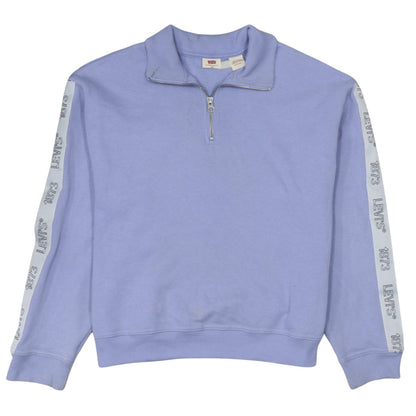 Womens UK Size 2XS Levi's Blue Pullover Sweatshirt