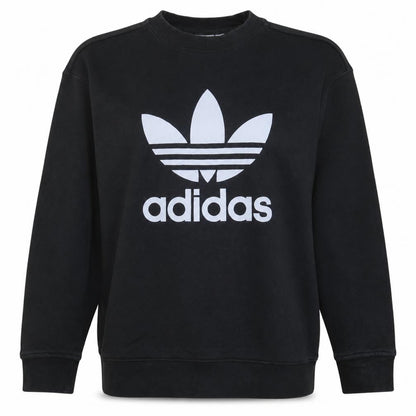 Womens UK Size 12 adidas Black Pullover Sweatshirt