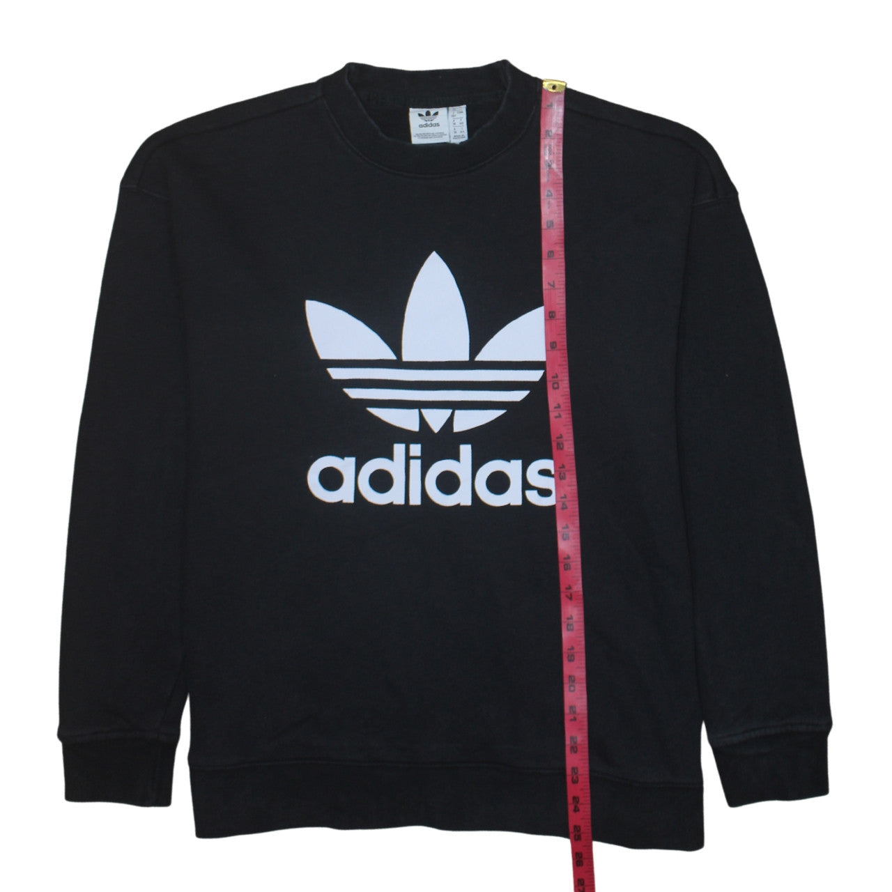 Womens UK Size 12 adidas Black Pullover Sweatshirt
