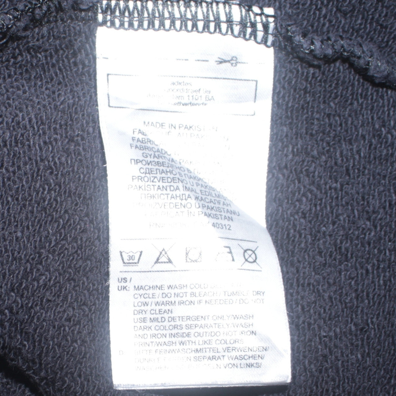 Womens UK Size 12 adidas Black Pullover Sweatshirt