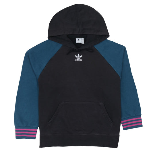 Womens UK Size 16 adidas Black Pullover Hoodie