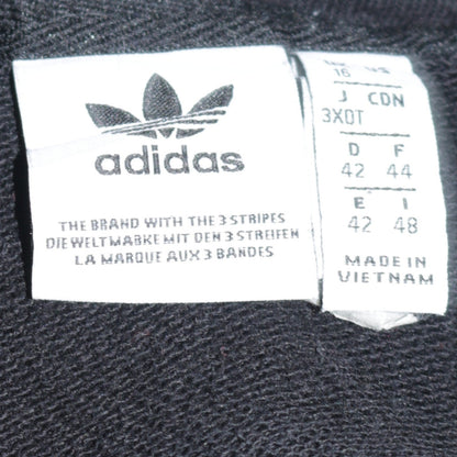Womens UK Size 16 adidas Black Pullover Hoodie