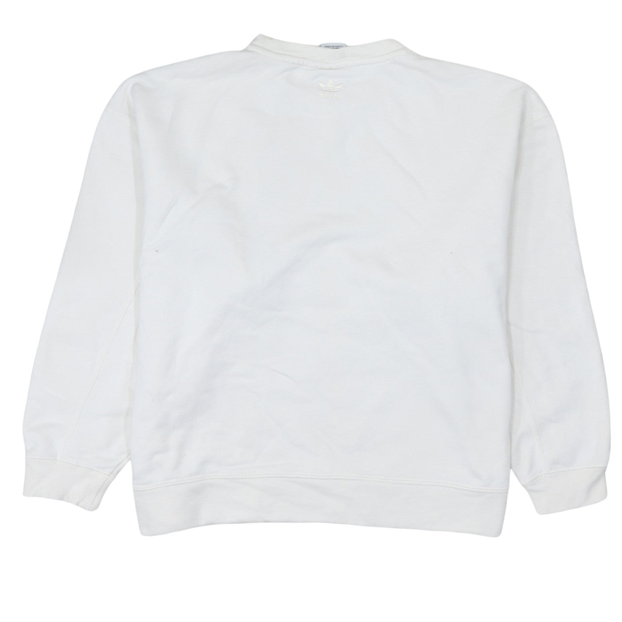 Womens UK Size 12 adidas White Pullover Sweatshirt