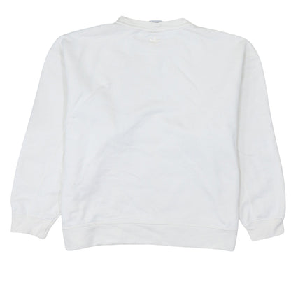 Womens UK Size 12 adidas White Pullover Sweatshirt