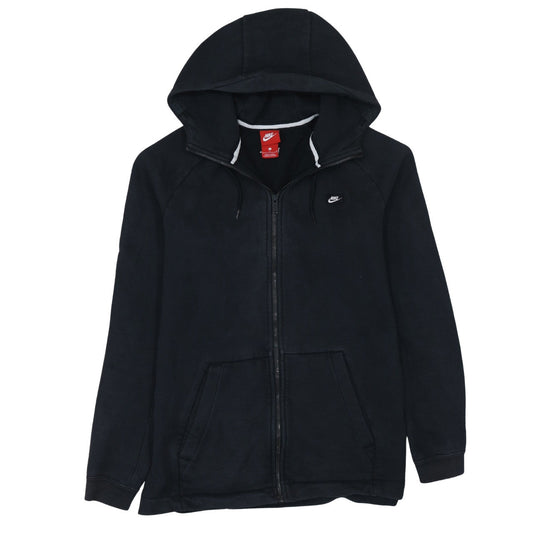 Mens UK Size L Nike Black Full Zip Hoodie