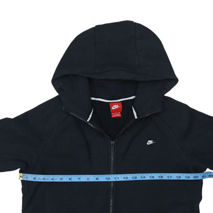 Mens UK Size M Nike Black Full Zip Hoodie