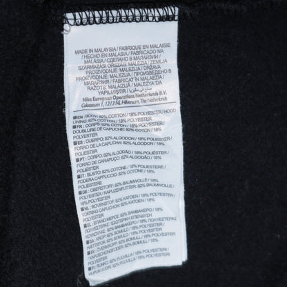 Mens UK Size M Nike Black Full Zip Hoodie