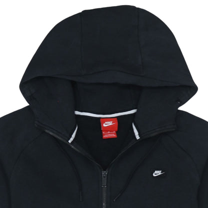 Mens UK Size M Nike Black Full Zip Hoodie