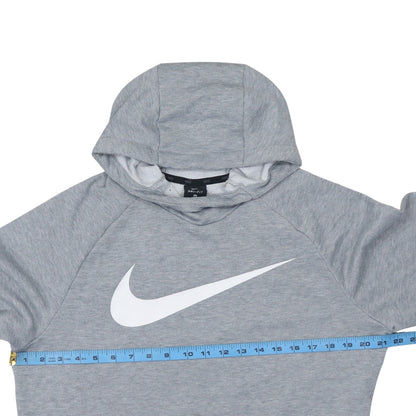 Mens UK Size M Nike Grey Pullover Hoodie