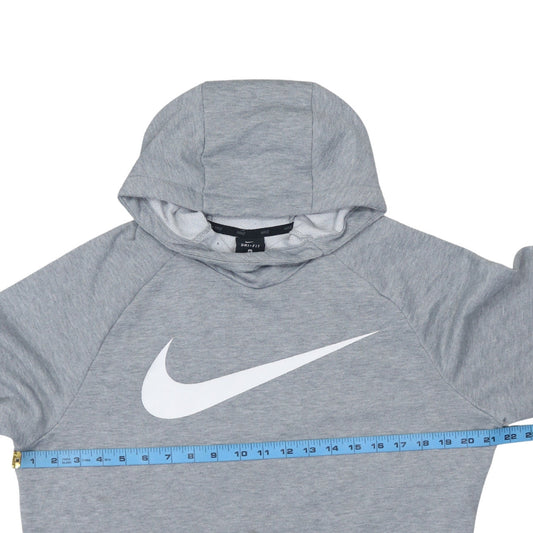 Mens UK Size M Nike Grey Pullover Hoodie