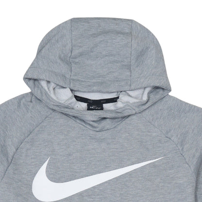 Mens UK Size M Nike Grey Pullover Hoodie