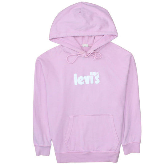 Womens UK Size S Levi's Pink Pullover Hoodie