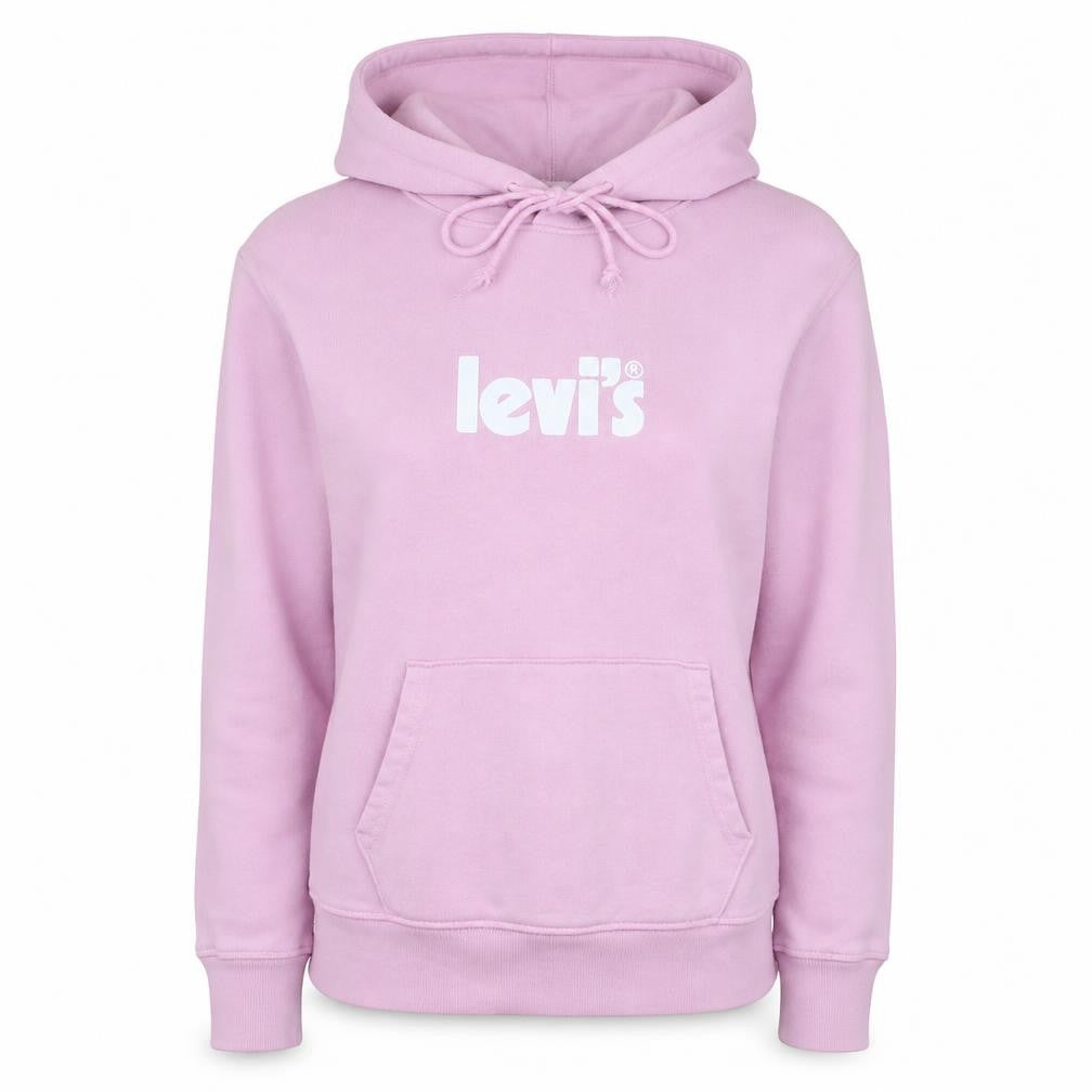 Womens UK Size S Levi's Pink Pullover Hoodie