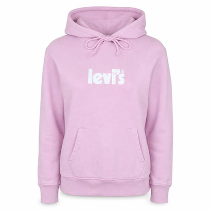 Womens UK Size S Levi's Pink Pullover Hoodie
