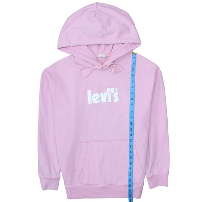 Womens UK Size S Levi's Pink Pullover Hoodie