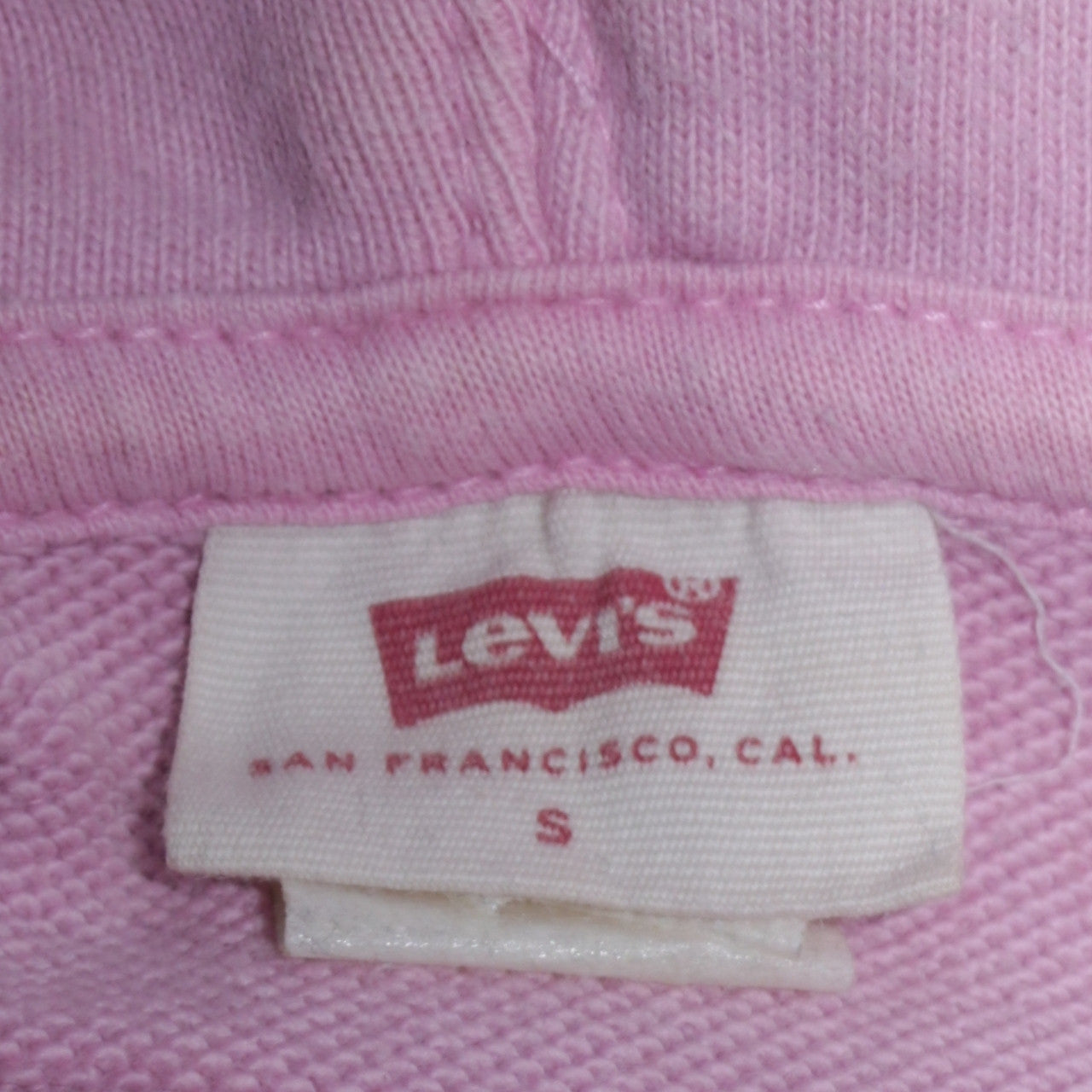 Womens UK Size S Levi's Pink Pullover Hoodie