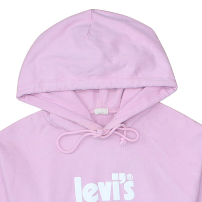 Womens UK Size S Levi's Pink Pullover Hoodie
