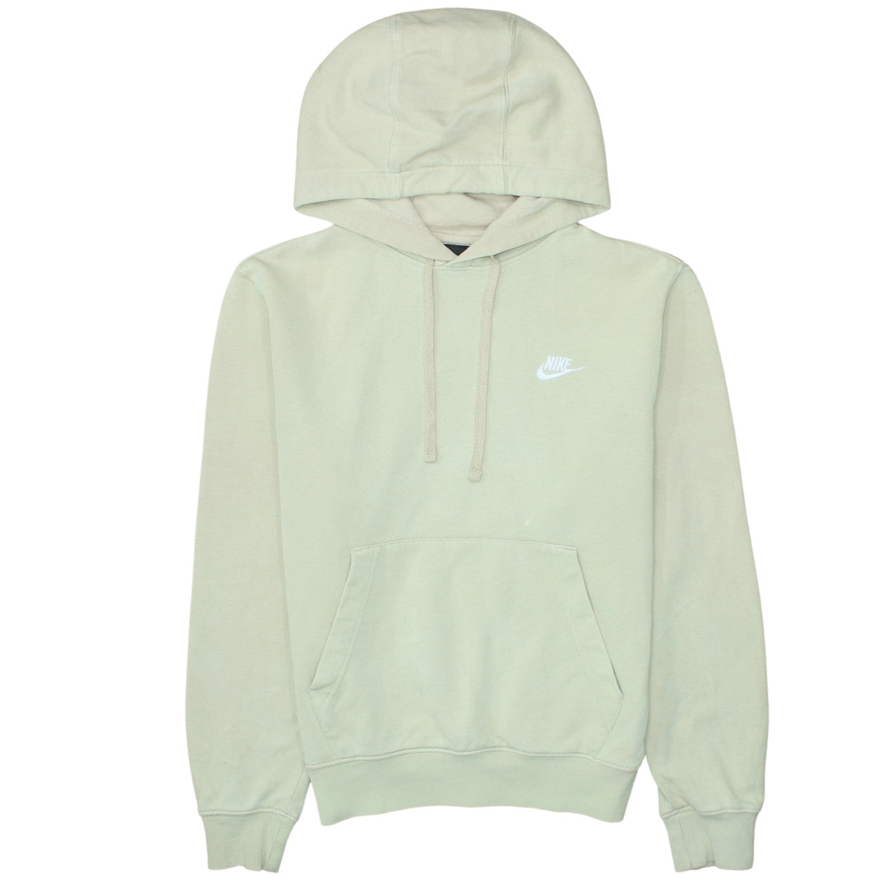 Womens UK Size XS Nike Beige Pullover Hoodie