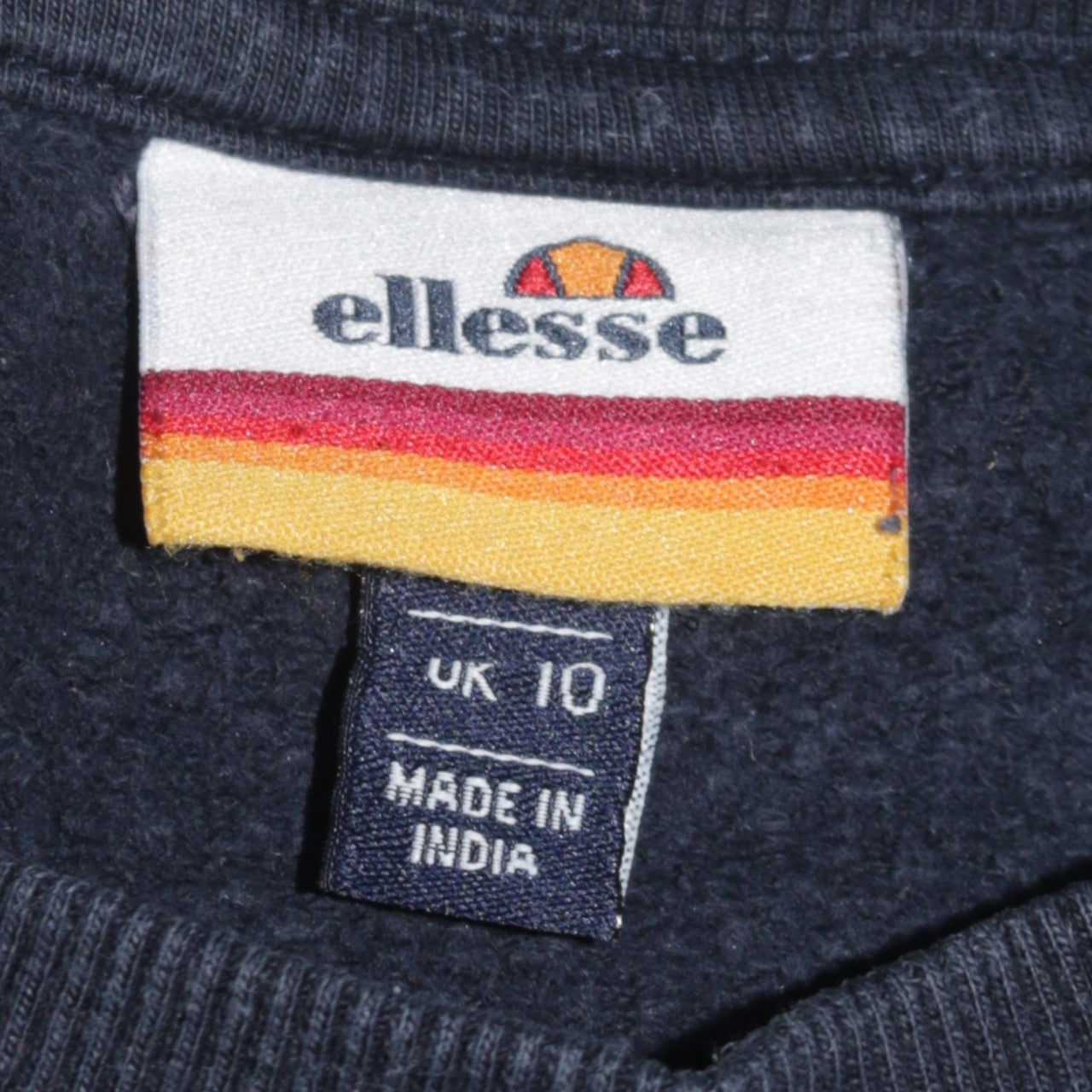 Womens UK Size 10 ellesse Blue Pullover Sweatshirt