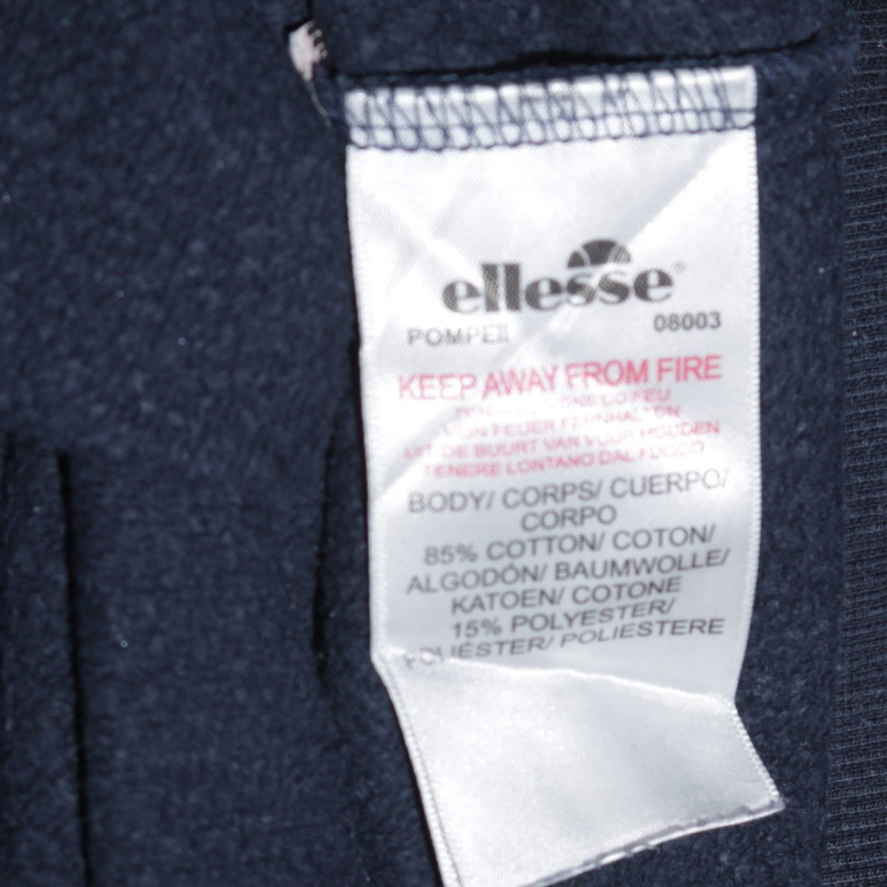 Womens UK Size 10 ellesse Blue Pullover Sweatshirt