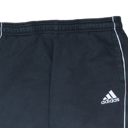 Adidas Boys Black Jogger Sweatpants 15-16 Years Elastic Waist Fleece
