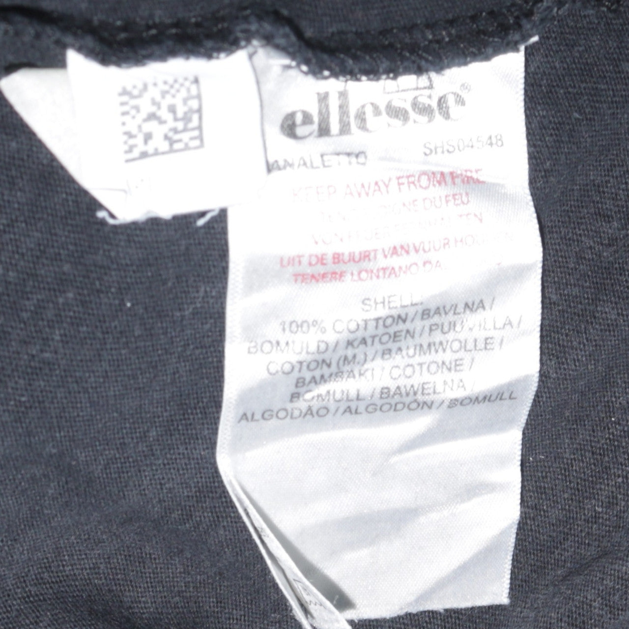 Mens UK Size L ellesse Black  T-Shirt
