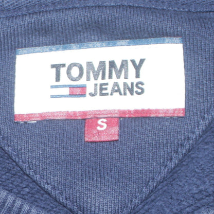 Mens UK Size S Tommy Jeans Blue Pullover Sweatshirt