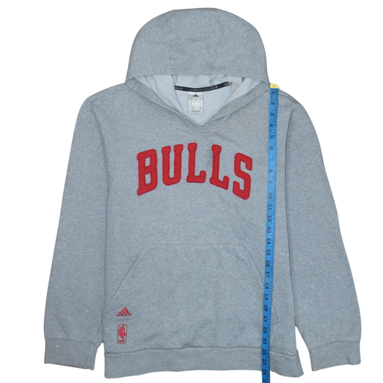 Mens UK Size XL adidas Grey Pullover Hoodie
