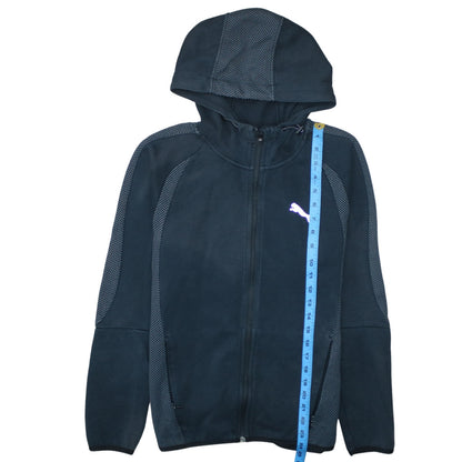 Mens UK Size S PUMA Blue Full Zip Hoodie