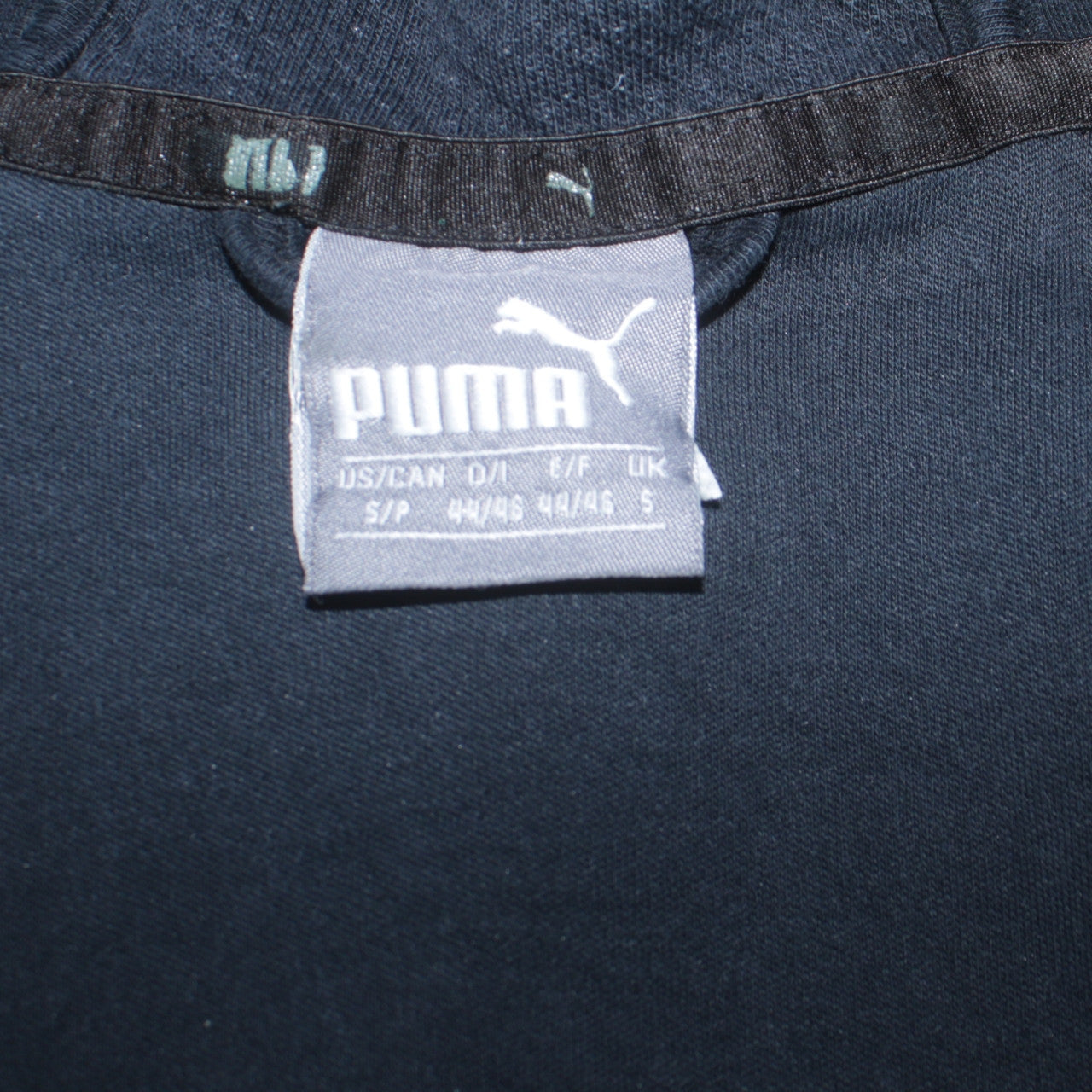 Mens UK Size S PUMA Blue Full Zip Hoodie