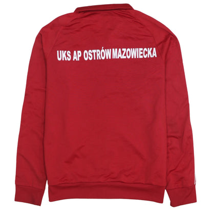 Adidas Boys Red Full Zip Football Sweatshirt 13-14 Years