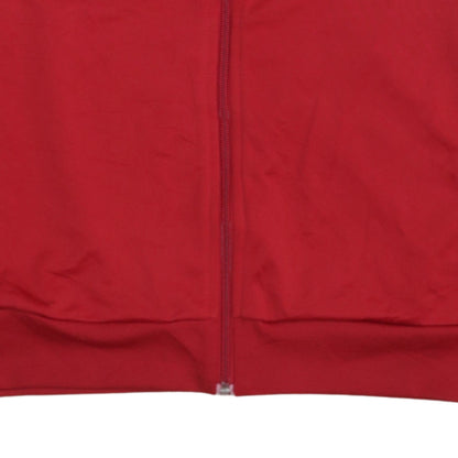 Adidas Boys Red Full Zip Football Sweatshirt 13-14 Years