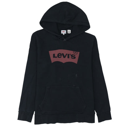 Mens UK Size M Levi's Black Pullover Hoodie