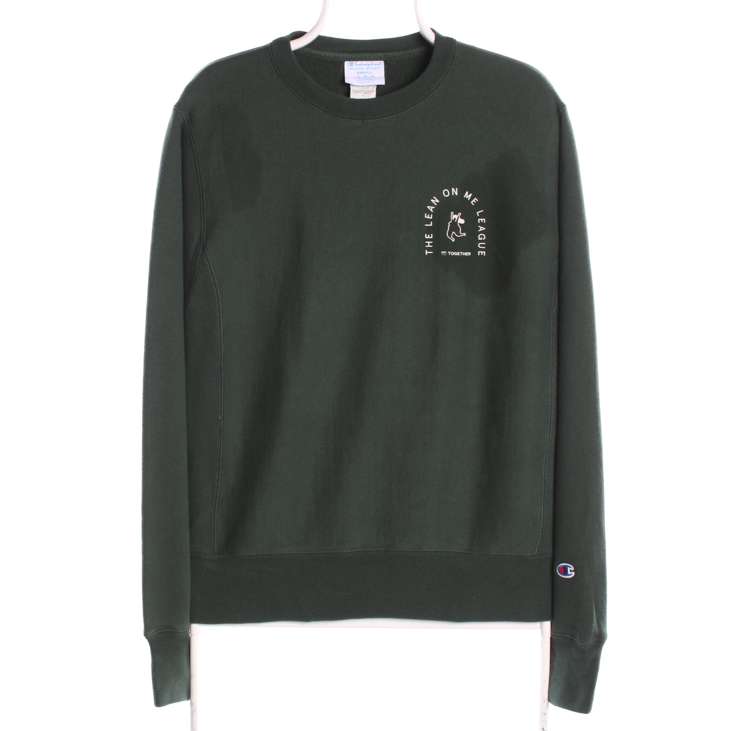 Womens UK Size S Champion Green Pullover Sweatshirt