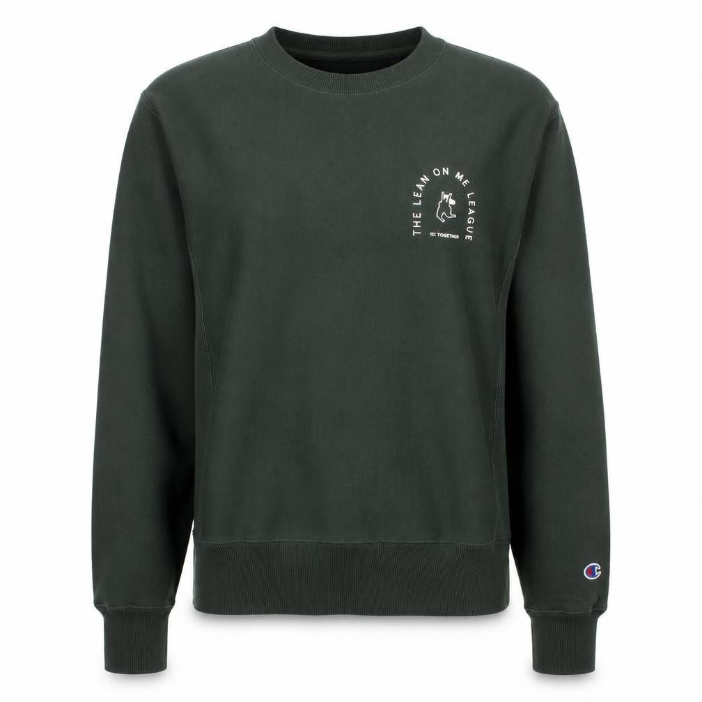 Womens UK Size S Champion Green Pullover Sweatshirt
