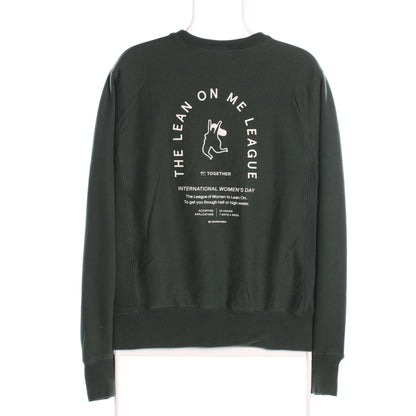 Womens UK Size S Champion Green Pullover Sweatshirt