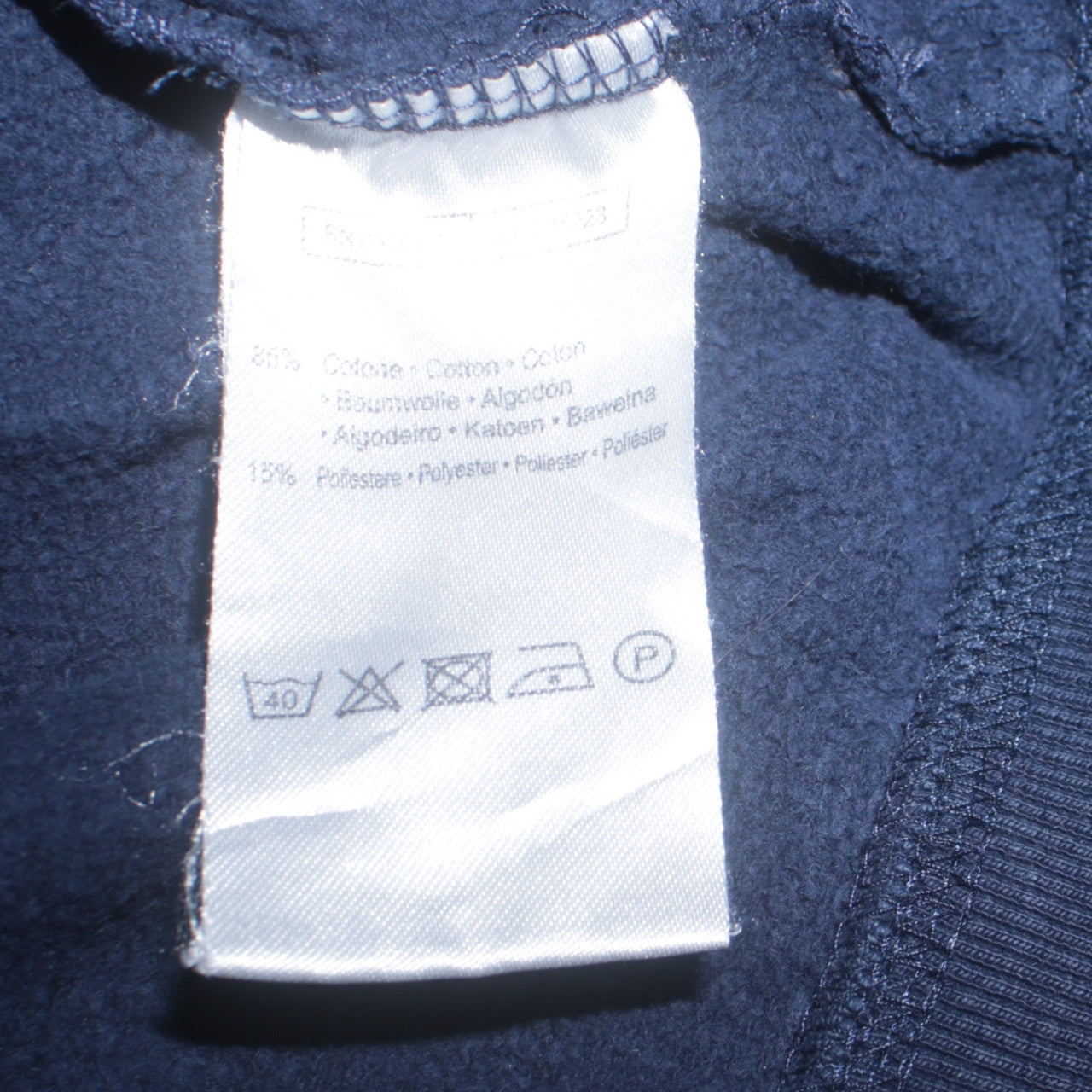 Mens UK Size XL Kappa Blue Full Zip Hoodie