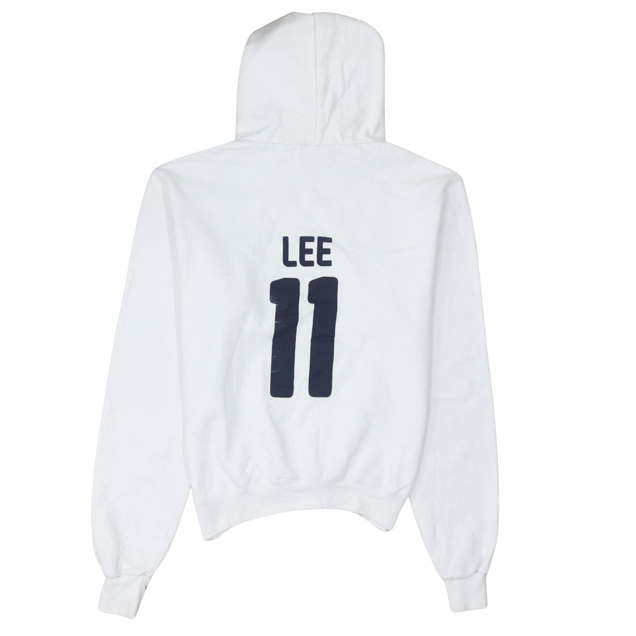 Mens UK Size S Champion White Pullover Hoodie