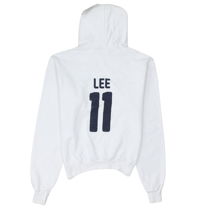 Mens UK Size S Champion White Pullover Hoodie