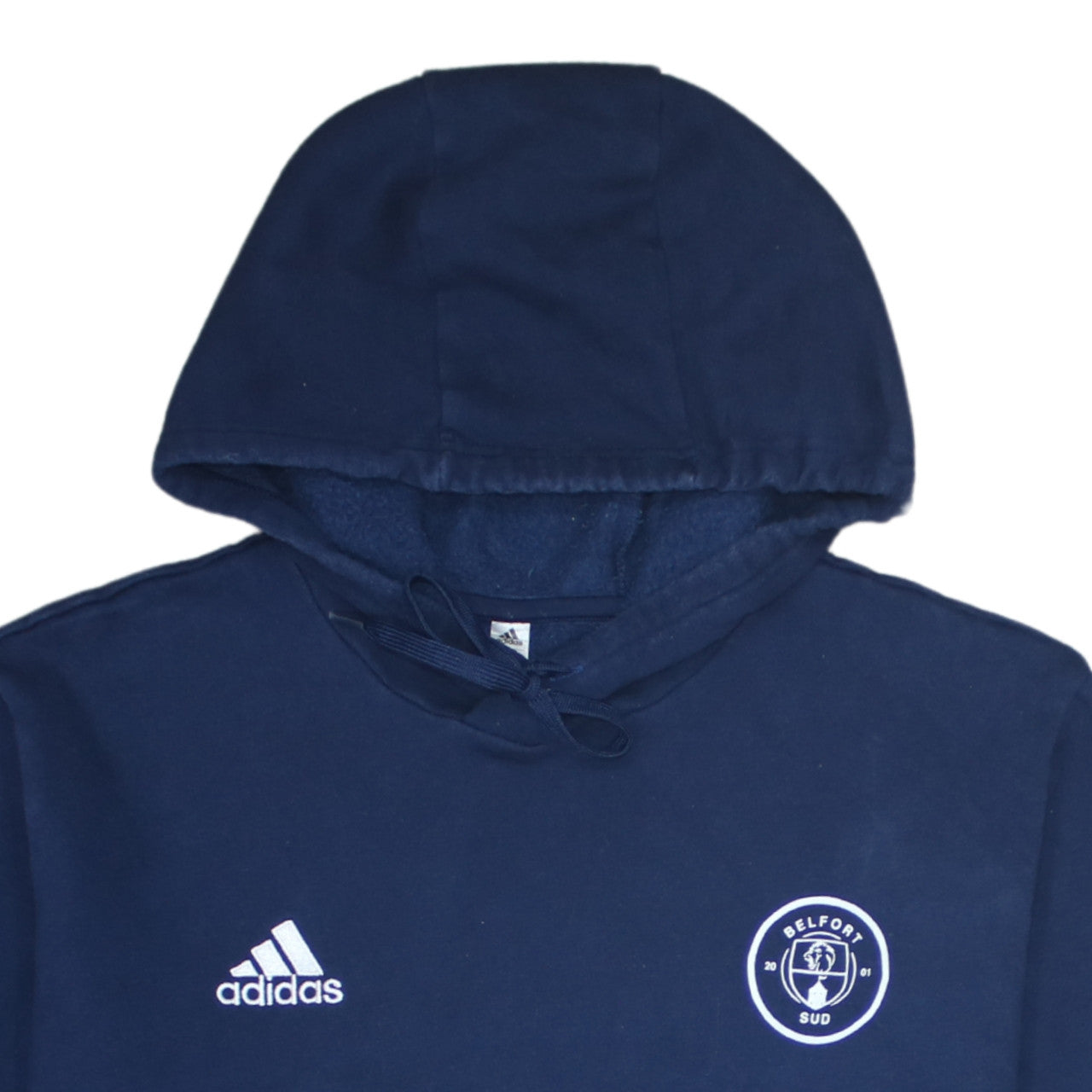 Mens UK Size L adidas Blue Pullover Hoodie
