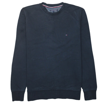 Mens UK Size L Tommy Hilfiger Black Pullover Sweatshirt
