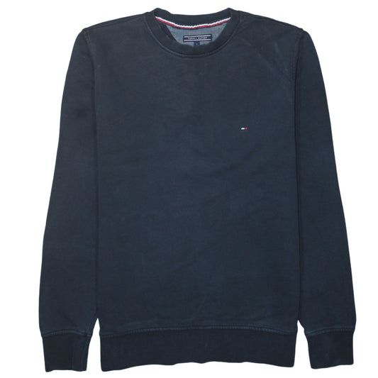 Mens UK Size L Tommy Hilfiger Black Pullover Sweatshirt