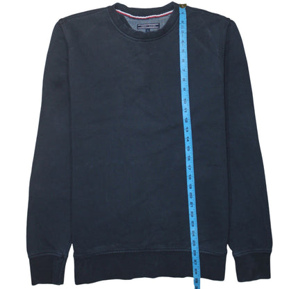 Mens UK Size L Tommy Hilfiger Black Pullover Sweatshirt