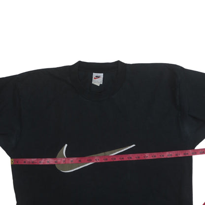 Nike Men's Black Large Classic Crew Neck Short Sleeve T-Shirt