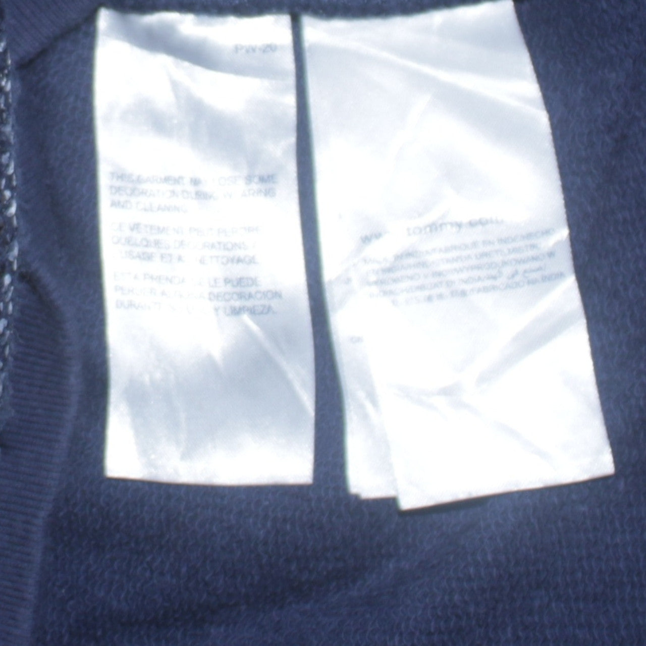 Womens UK Size L Hilfiger Denim Blue Pullover Sweatshirt