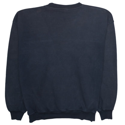 Mens UK Size M adidas Blue Pullover Sweatshirt
