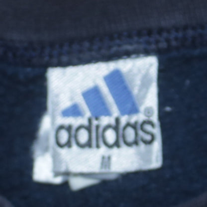 Mens UK Size M adidas Blue Pullover Sweatshirt